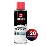 3 EN UNO Pack de 20 Unidades Aceite Lubrificante Antioxidante Multiusos Spray, 200 ml. - LoteSGS1116
