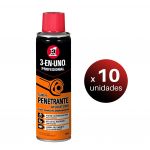 3 EN UNO Pack de 10 Unidades Profesional, Lubrificante Penetrante Aflojatodo em Spray 250 ml. - LoteSGS1066