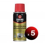 3 EN UNO Pack de 10 Unidades Profesional, Lubrificante Limpeza e Mantenimiento de Cerraduras em Spray, 100 ml. - LoteSGS1060