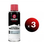 3 EN UNO Pack de 3 Unidades Aceite Lubrificante Antioxidante Multiusos Spray, 200 ml. - LoteSGS1049