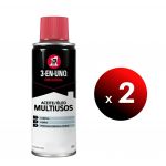 3 EN UNO Pack de 2 Unidades Aceite Lubrificante Antioxidante Multiusos Spray, 200 ml. - LoteSGS1048