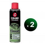 3 EN UNO Pack de 2 Unidades Profesional, Lubrificante Super Desengrasante em Spray 250ml. - LoteSGS1044