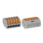 Velleman Borne Wago 5x0.08-4mm para Condutores Flexíveis/rígidos Cinza (pack de 40) - P.VELWG222415