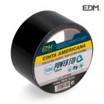 EDM Fita Adesiva Multiuso Americana 10Mx50MM Preta - ELK47150