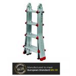 Escada Telescópica Aluminio 4+4 C/2 - 5607574570066