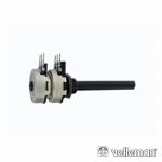 Potenciómetro Rotativo Duplo 4.7k 24mm Linear PTR4K70A24SD