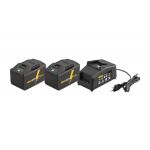 REMS Kit Power-pack 22V Carregador 100-240V + 2 Baterias Li-ion 21,6V 9.0AH 571592R220