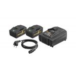 REMS Kit Power-pack 22V Carregador 100-240V + 2 Baterias Li-ion 21,6V 5.0AH 571593R220