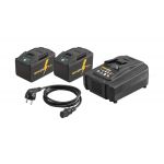REMS Kit Power-pack 22V Carregador 100-240V + 2 Baterias Li-ion 21,6V 9.0AH 571594R220