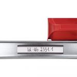 Kaiser+kraft Caixilho para Etiquetas, Magnético, Embalagem de 20 Unid., Comprimento 500 mm, Altura 30 mm