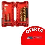 Milwaukee Kit de 10 Brocas Metal Red Hex - 4889475