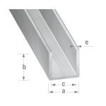 Cqfd Perfil u Alumínio Bruto 10x15mm-1m - 2422251