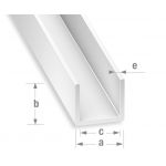 Cqfd Perfil u Pvc Branco 12x10x10x1mm-1m - 2421820