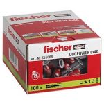 Fischer Bucha Duopower 8x40s + Parafuso 5,5x50mm Caixa com 50 Un 555108 - 96062