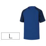 Delta Plus T-shirt de Algodao Cor Azul Formato L Azul