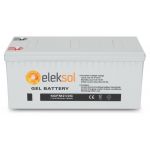 Eleksol Bateria de Gel 12V 250Ah (522 x 240 x 220 mm) - 6GFM250G