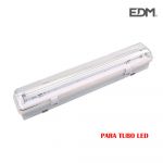 EDM Armadura Com Plastico Para 1 Tubo Led De 9w 65cm - EDM31123