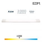 EDM Armadura Eletronica LED 25w 2200lm 4.000k Luz Dia - EDM31690