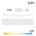 EDM Armadura LED 25W 60cm 6400K Luz Fria 2500Lm - ELK31750