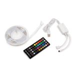 Emuca Kit de Fitas LED Octans Rgb com Controle Remoto e Controle Wifi Via App (5V Dc), 4 x 0,5 m Plástico - 5209220