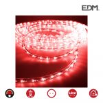 EDM Tubo Flexiled Vermelho 36 Leds/m 2 Vias Multifunção IP44 Edm. 48m Preço Por Metro - ELK71450