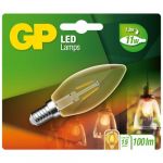 GP Batteries Lighting LED Candle Gold E14 2W (11W), Filament - 745GPCAN080565CE1