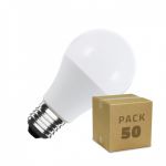 efectoLED Caixa de 50 Lâmpadas LED E27 A60 5W Branco Quente 220-240V AC5 W