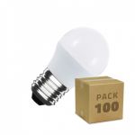 efectoLED Caixa de 100 lâmpadas LED E27 G45 5W Branco Quente 220-240V AC5 W