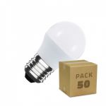efectoLED Caixa de 50 lâmpadas LED E27 G45 5W Branco Quente 220-240V AC5 W