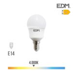 EDM Lâmpada Esferica LED E14 8.5W 940 Lm 4000K Luz Dia - ELK98725