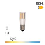 EDM Lampada Tubular LED E14 5,5W 650 Lm 3200K Luz Quente - ELK98892