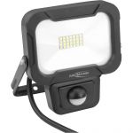 Ansmann WFL800S 10W/800lm LED spotlight w. Motion Detector - 1600-0283