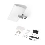 Emuca Sistema de Iluminação LED para Espelho de Banho Aries, IP44, 300 mm, Plástico, Cromado - 5150211