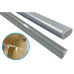 Perfil Aluminio C/ Difusor Opaco para Roupeiros, ... (2 Mts) - Perfil-roupeiro