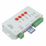 Satkit T-1000S Controlador DMX512 Programável para Rgb com Cartão de Memória WS2811 WS2801 LPD8806 Lp - 8435325335278