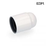 EDM Casquilho Bk Reforçado E-27 Branco Embalado - EDME44180