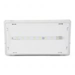 Awex Iluminação de Evacuação LED Exit S 350 Lumens IP42 p/ Interior Difusor Transparente - ETSE/350/1/SE/TR
