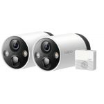 TP-Link Tapo C420S2 Sistema 2x Câmaras Segurança Inteligentes Com Bateria + Hub
