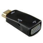 Apexis Adaptador de HDMI a VGA+Audio Portátil