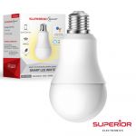 Superior Lâmpada Led Smart Branco Quente Regulável - SUPILW001
