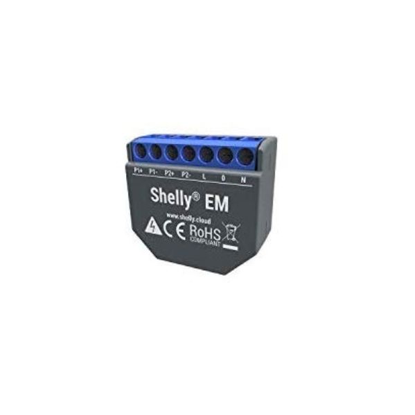 Módulo WiFi Shelly EM + 2 Núcleos 50A