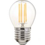 Luxram Lâmpada E27 (grosso) Esférica Classic led 4W 2700K 470lm Transparente-a++