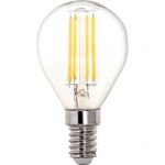 Luxram Lâmpada E14 (fino) Esférica Classic led 4W 4000K 470lm Transparente-a++