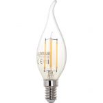 Luxram Lâmpada E14 (fino) Vela Bico Classic led 6.5W 2700K 806lm Transparente-a++