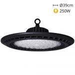 Techtouch Campânula Supervision IP65 1x250W LED 25000lm 6400K 90° Alt.18xD.39cm Preto