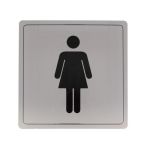 Amig Placa Simbolo Mulher em Inox - 8237