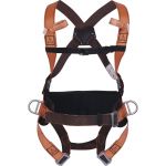 Deltaplus Arnês Antiqueda com Cinto 4 Pontos de Amarração Laranja Xl/xxl