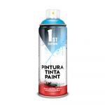 1ST Edition Tinta em Spray 520cc / 300ml Mate Azul Piscina ref.653 - 95391