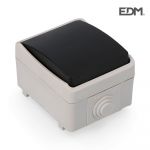 EDM Botão Estanque Económico ip44 Embalado 16a 250v - E64032