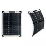 Painel Solar Fotovoltaico Flexível Monocristalino 12V 50W